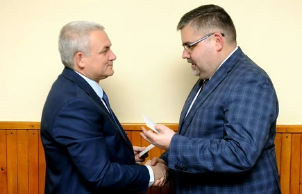 Dzielenie się opłatkiem 