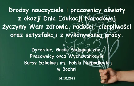 życzenia z okazji Dnia Edukcji Narodowej