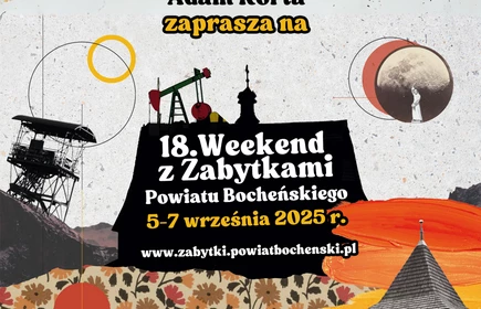 plakat promujący weekend z zabytkami