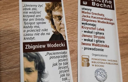 plakat informujący o spotkaniu