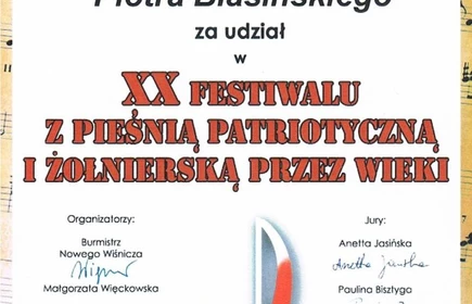 plakat informujący o konkursie